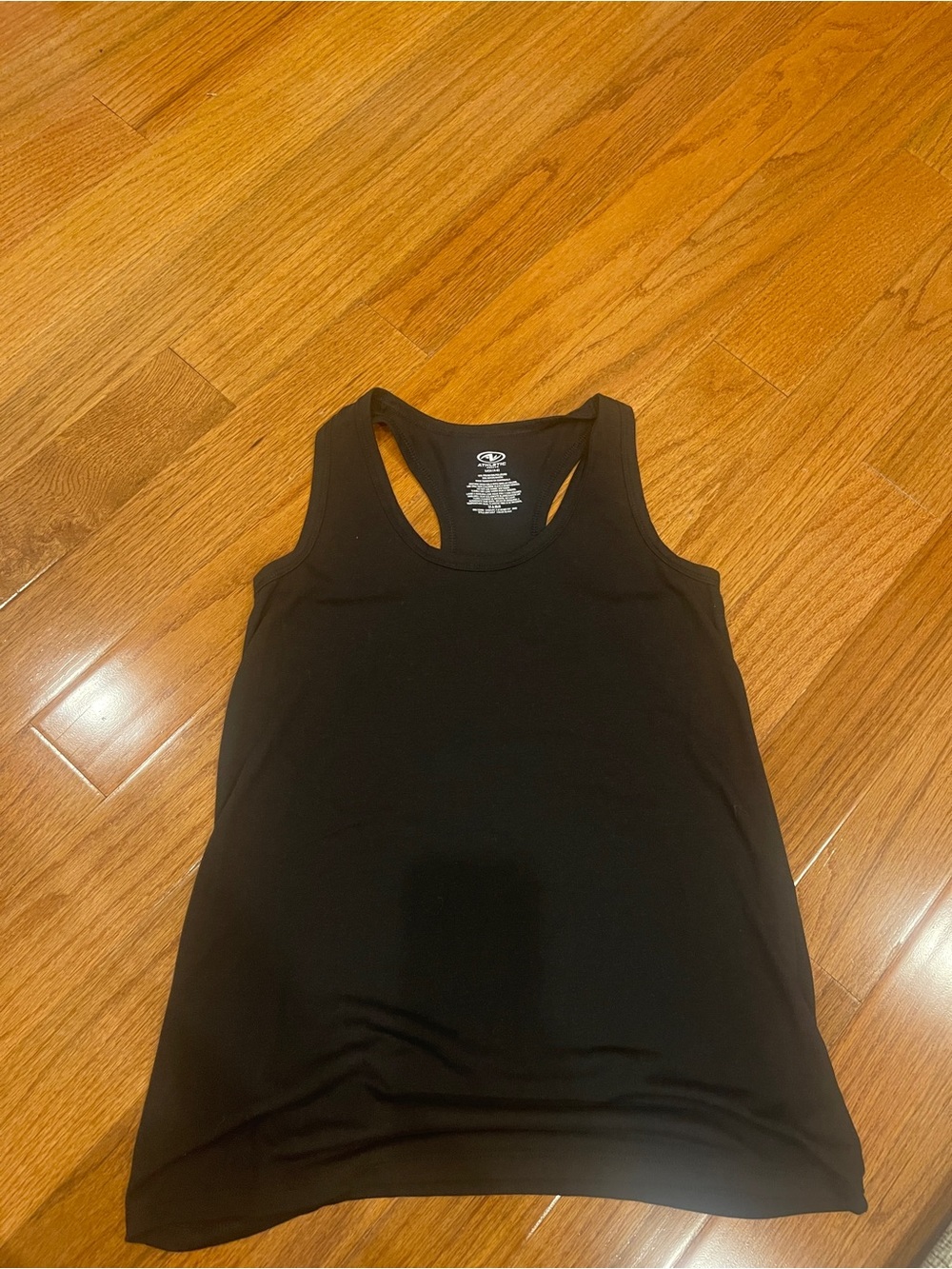 Athletic Works Women's Black Racerback Tank Top Size Small